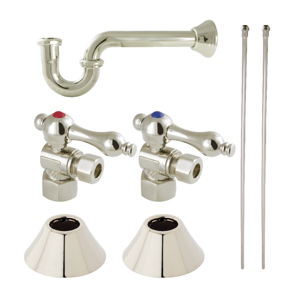 CC43106LKB30 Traditional Plumbing Sink Trim Kit W/P-Trap, Polished Nkl